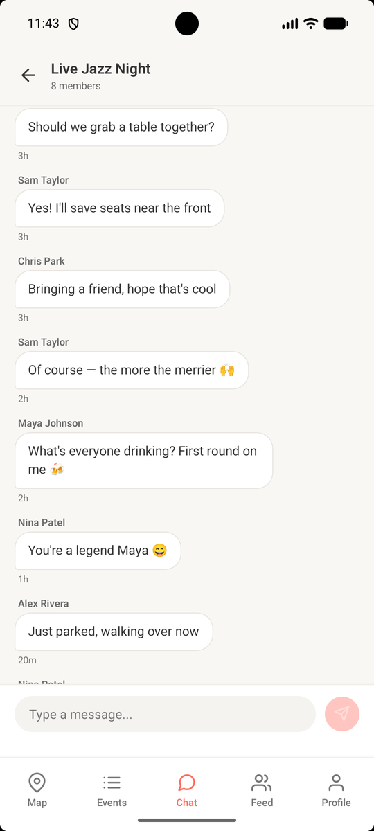 Event-Gruppenchat